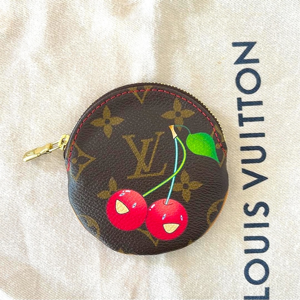 Louis Vuittton PRISTINE Vintage Monogram Cherry Porte Monnaie Ron Coin Purse
